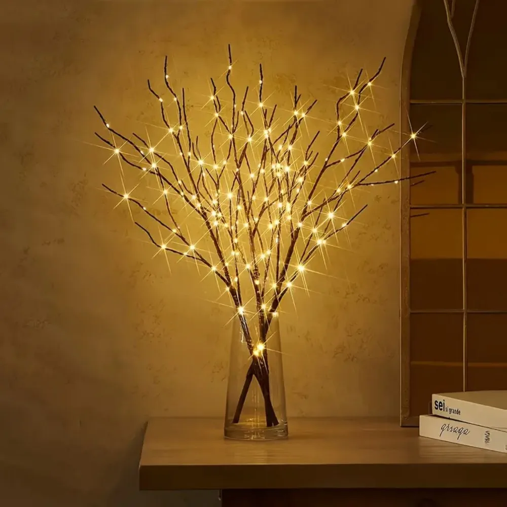 Artificial Birch branch with LED lights - Image 2