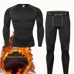 Men's thermal long sleeve underwear set