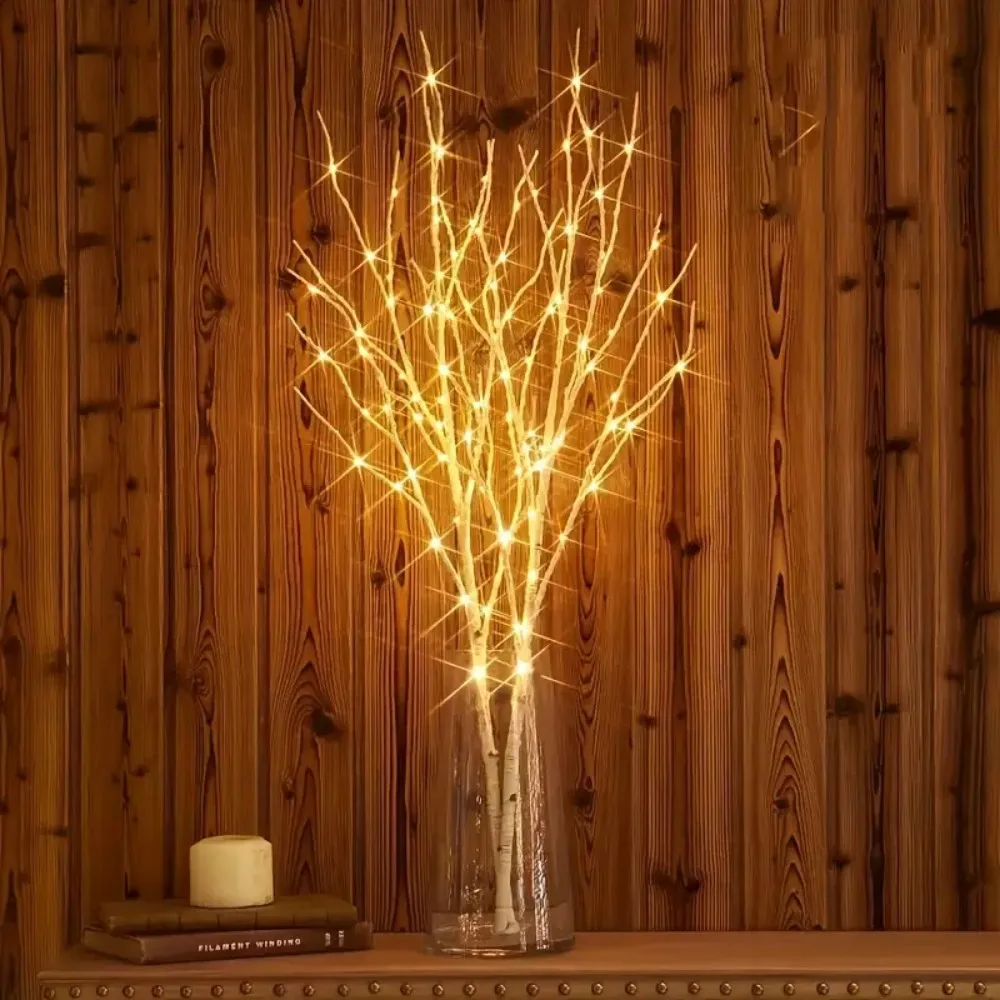 Artificial Birch branch with LED lights - Image 4