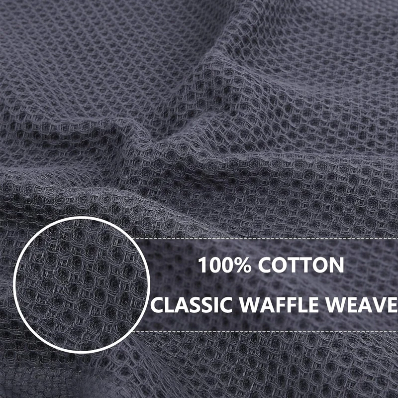 Waffle weave square kitchen towel 8-pack - Image 23