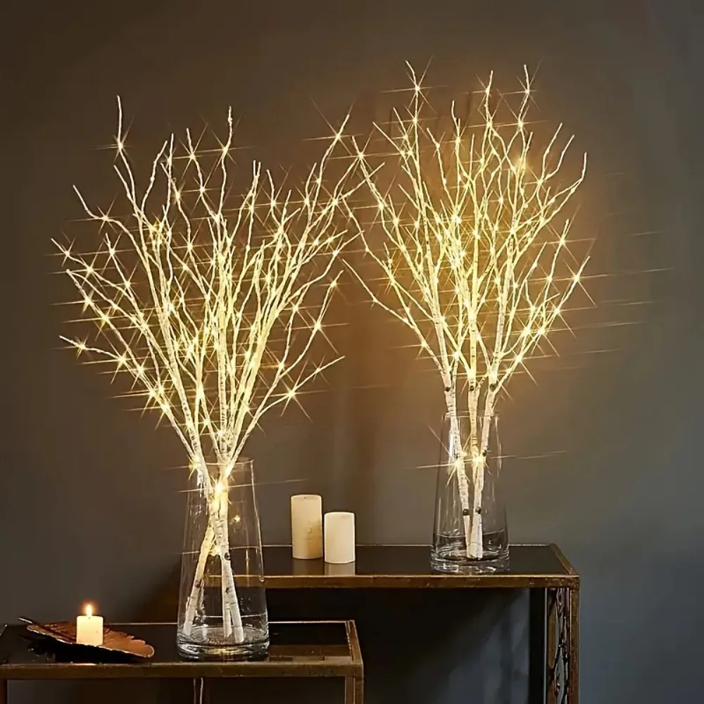 Artificial Birch branch with LED lights - Image 5