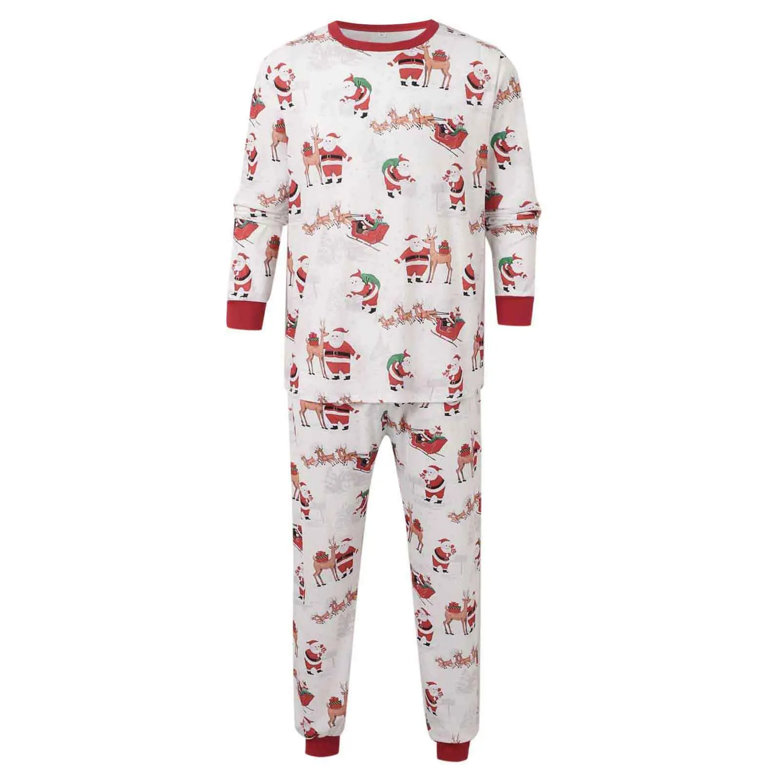 Family matching bracelet sleeve Christmas pajamas - Image 9