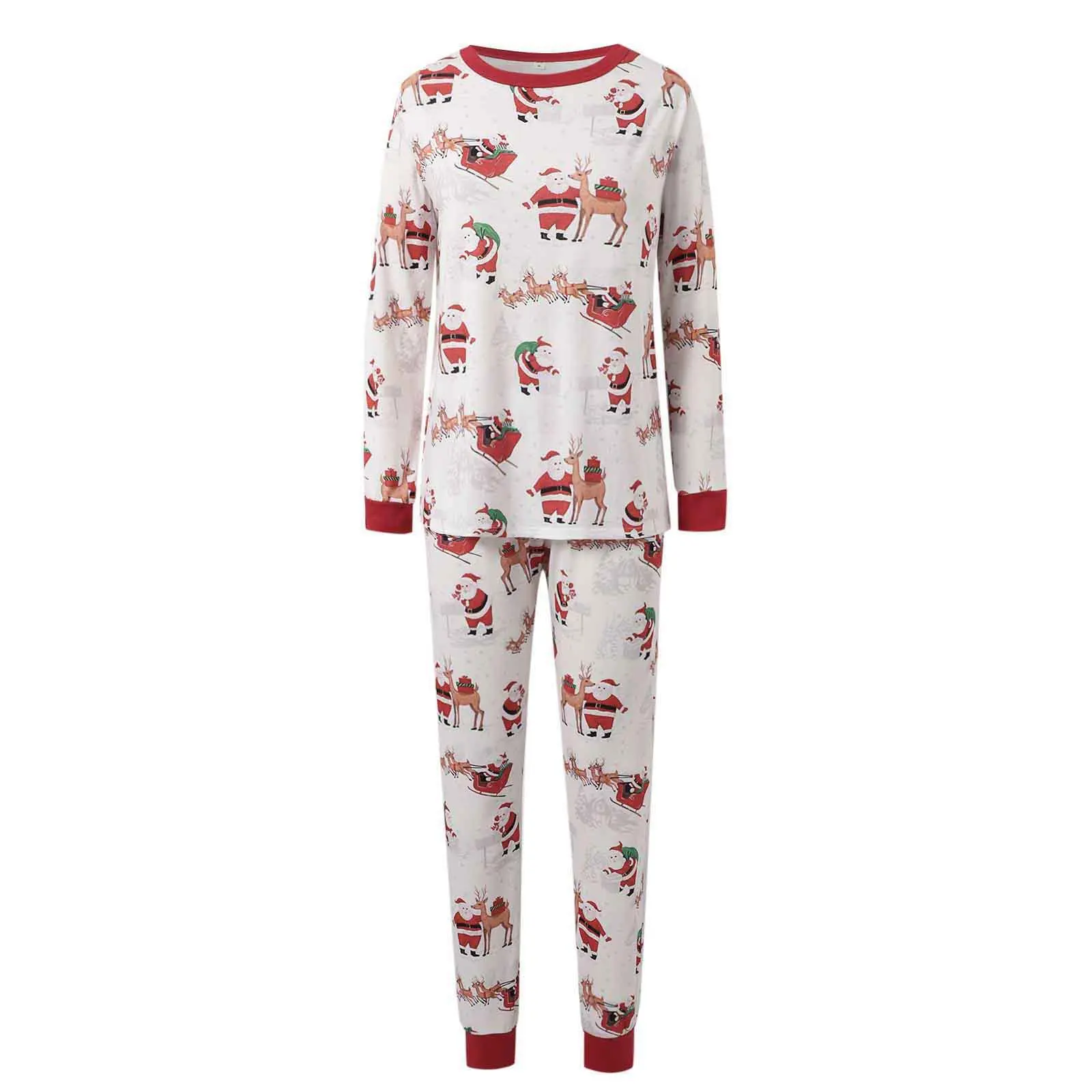 Family matching bracelet sleeve Christmas pajamas - Image 10