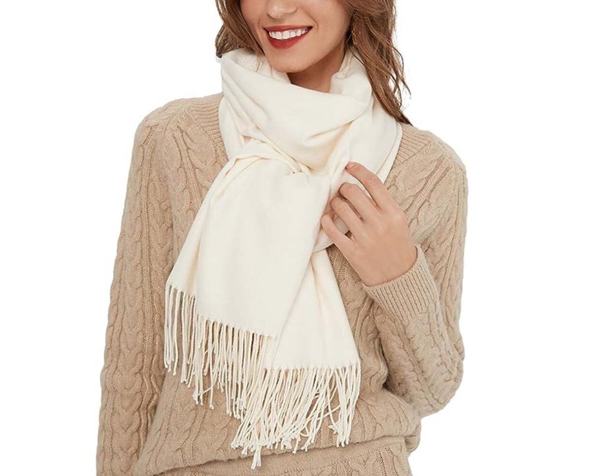 Acrylic cashmere-feel women's scarf - Image 18