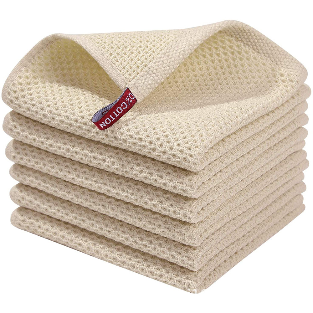 Waffle weave square kitchen towel 8-pack - Image 17