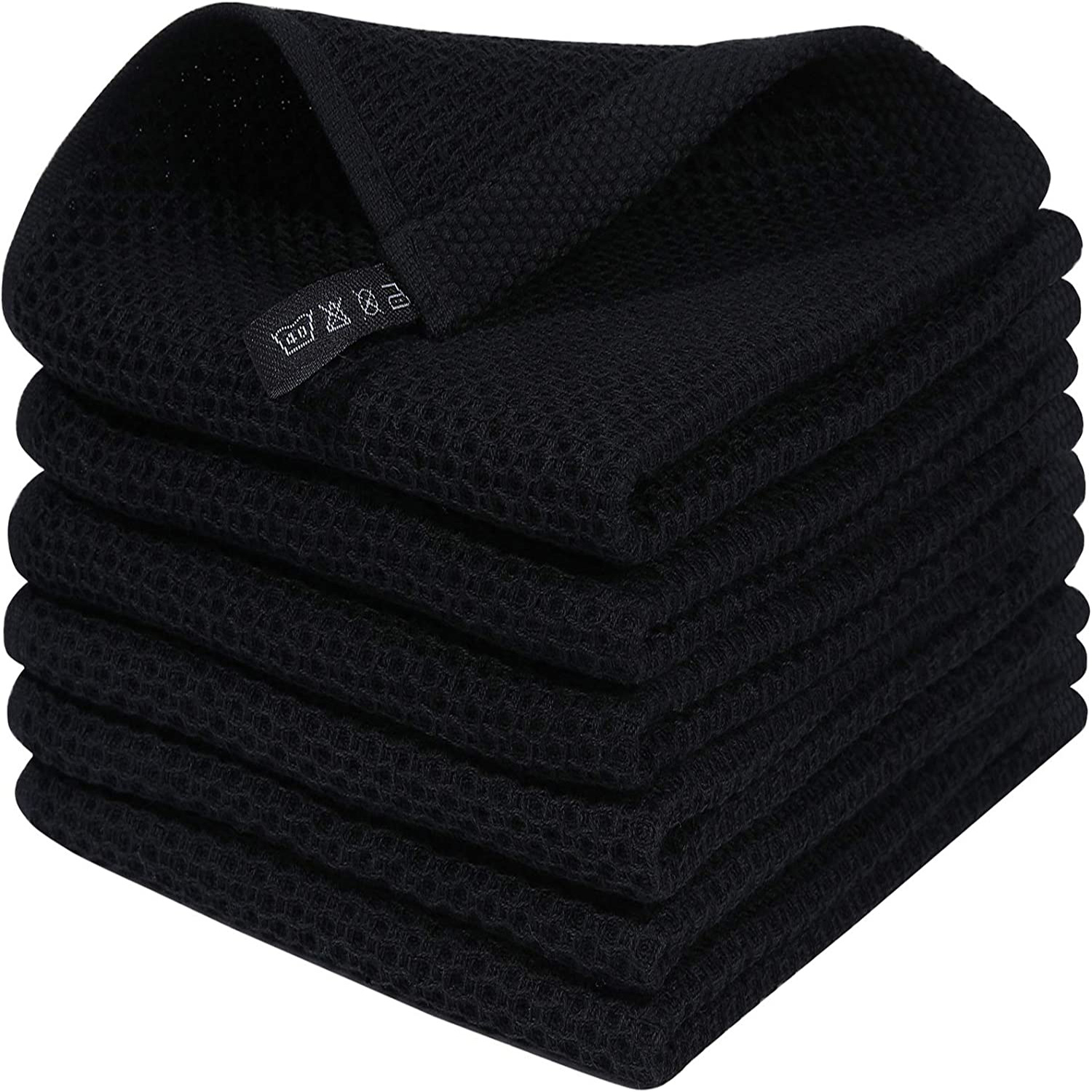 Waffle weave square kitchen towel 8-pack - Image 16