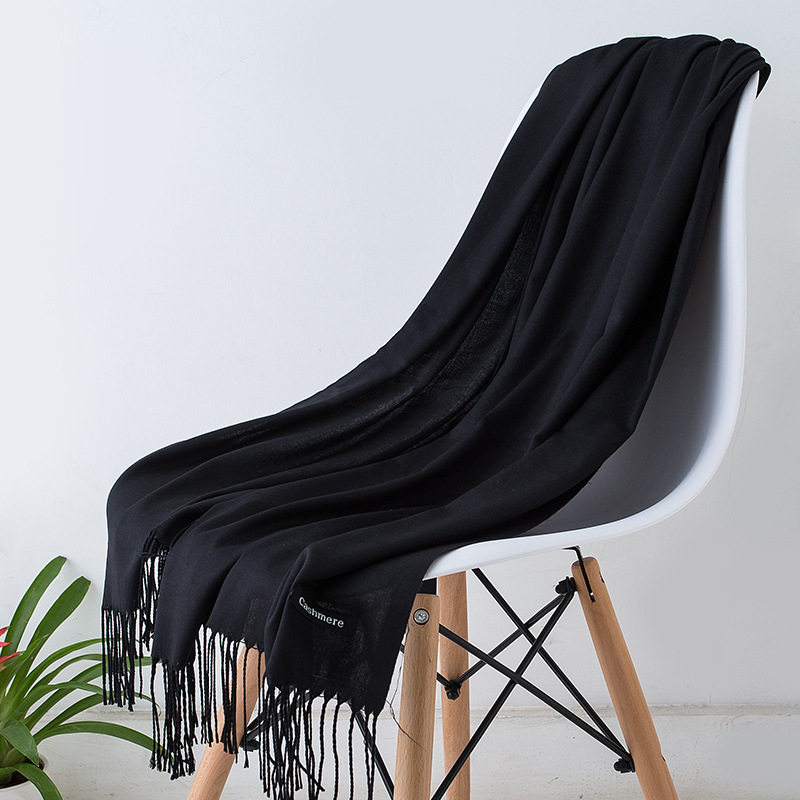Acrylic cashmere-feel women's scarf - Image 12