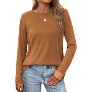 3-pack long sleeve women's casual tops