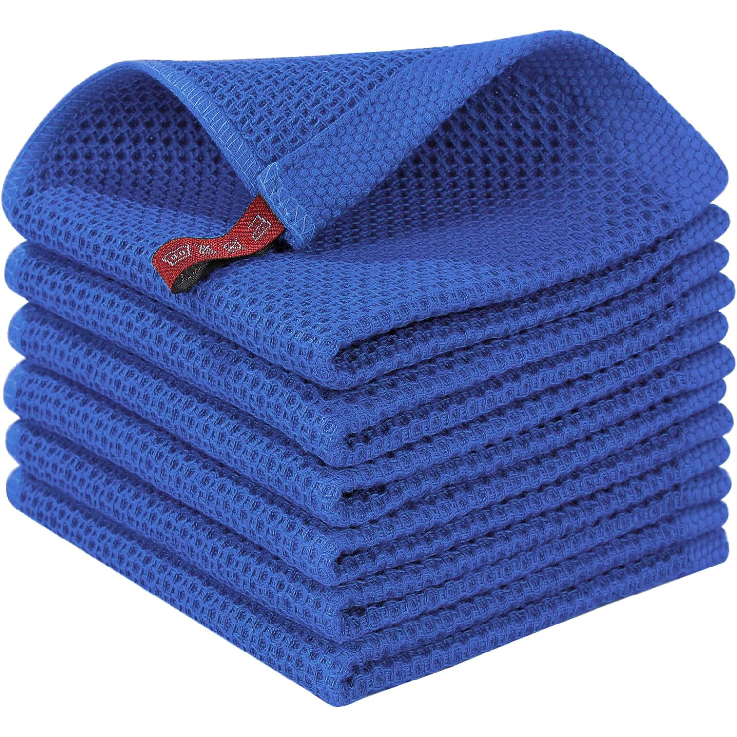 Waffle weave square kitchen towel 8-pack - Image 15