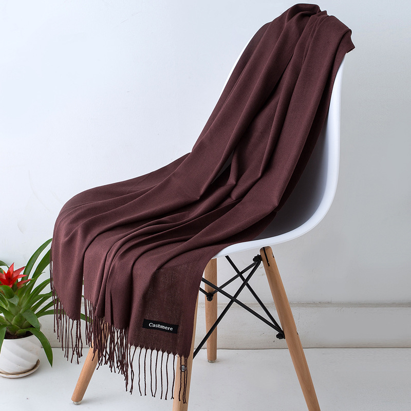 Acrylic cashmere-feel women's scarf - Image 4