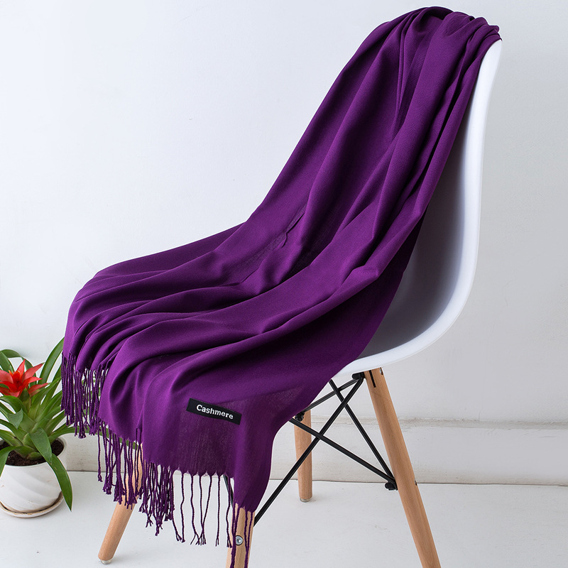 Acrylic cashmere-feel women's scarf - Image 5