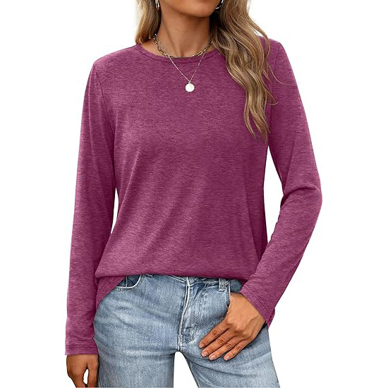 3-pack long sleeve women's casual tops - Image 11