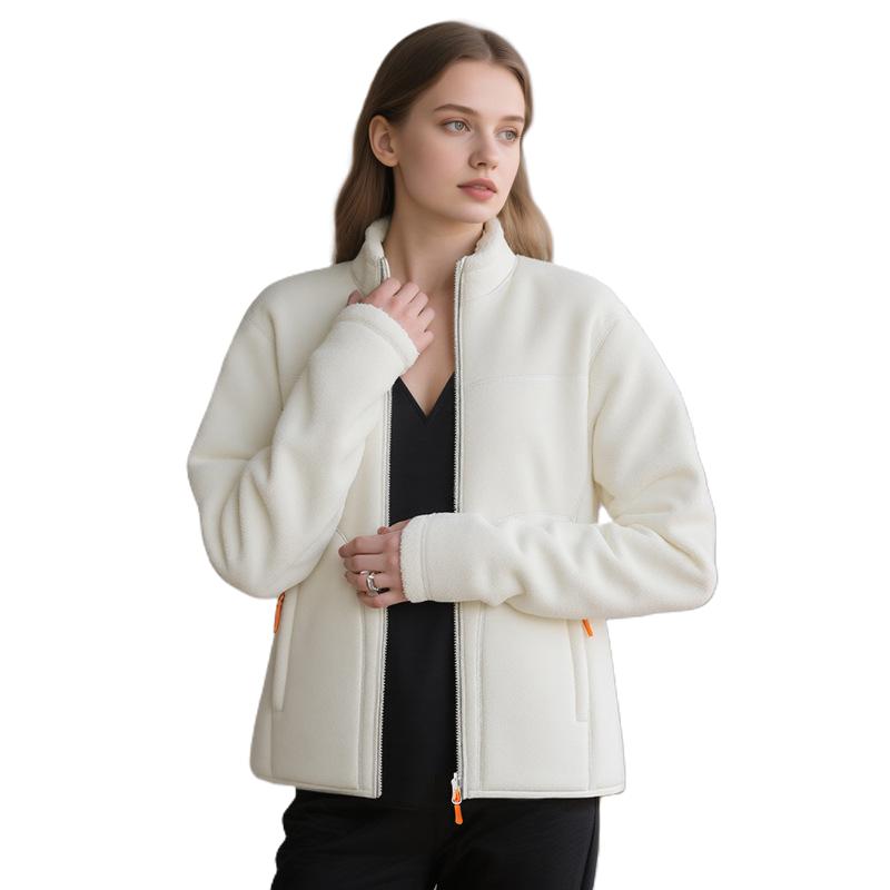 Stand-up collar polar fleece women’s jacket - Image 13