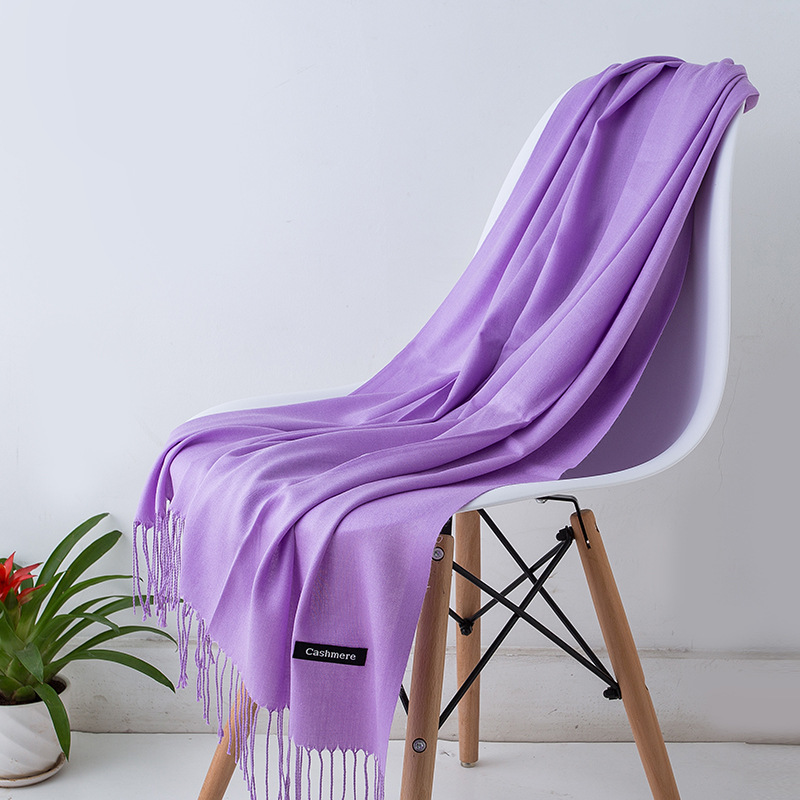 Acrylic cashmere-feel women's scarf - Image 8