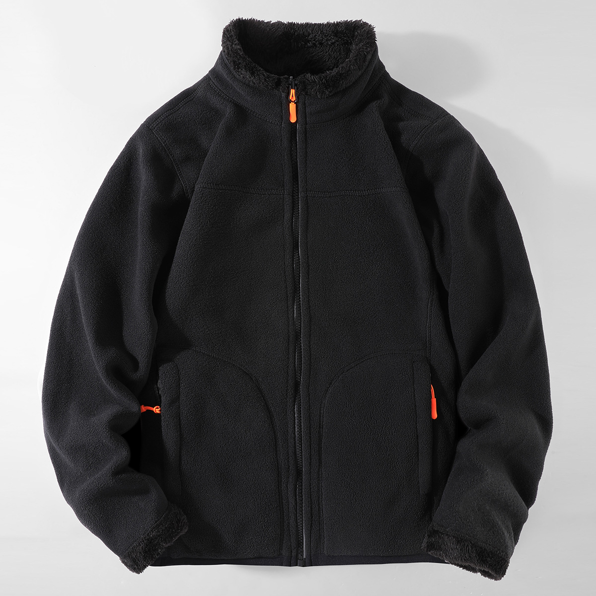Stand-up collar polar fleece women’s jacket - Image 3