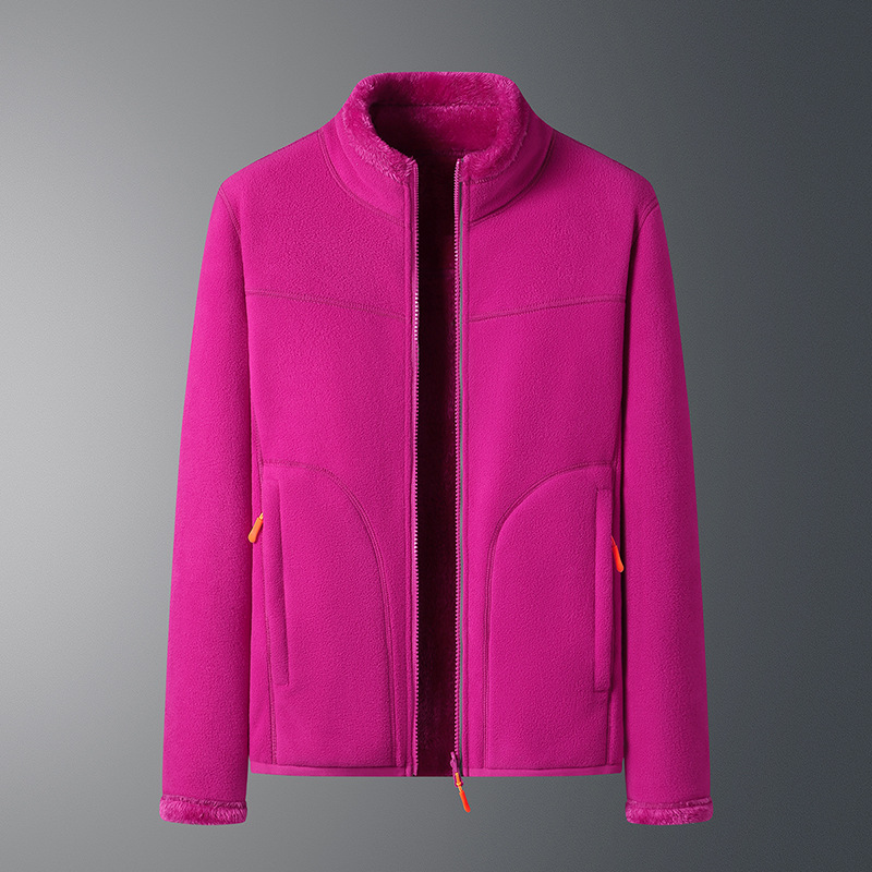 Stand-up collar polar fleece women’s jacket - Image 30