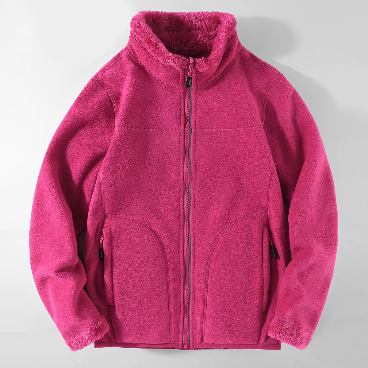 Stand-up collar polar fleece women’s jacket - Image 12