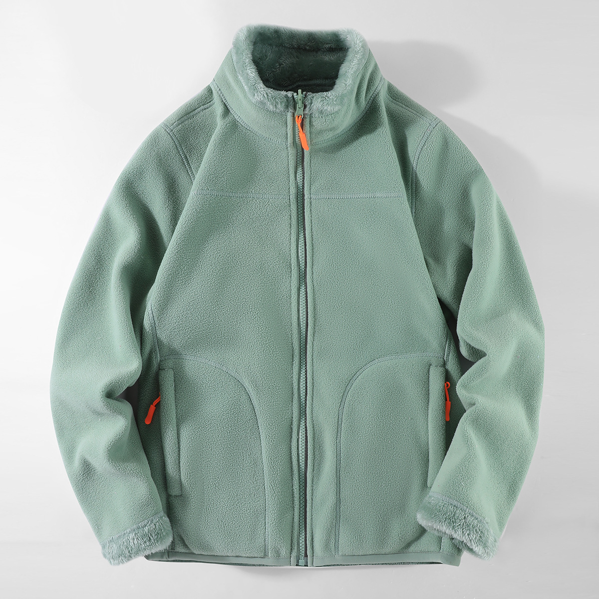 Stand-up collar polar fleece women’s jacket - Image 5
