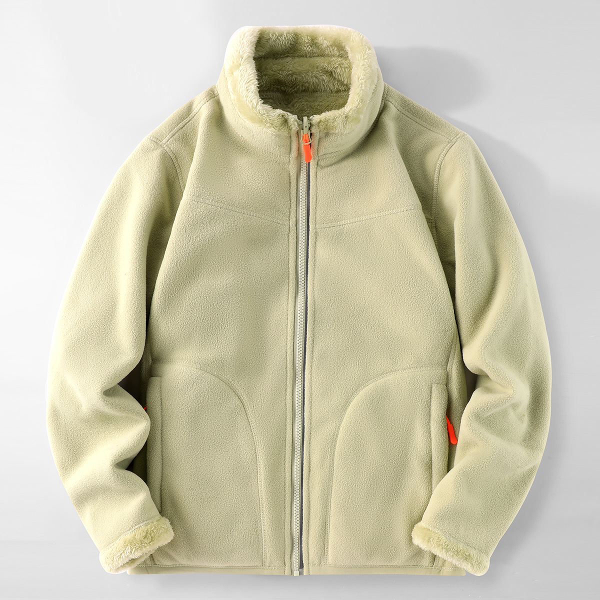 Stand-up collar polar fleece women’s jacket - Image 9
