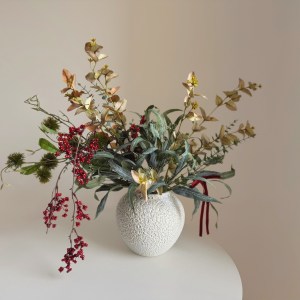Frosty winter artificial bouquet