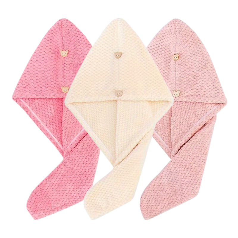 Solid color textured hair towel 3-pack - Image 9