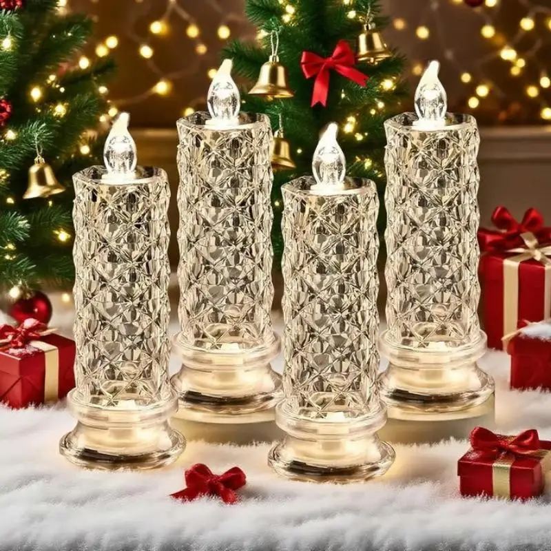 Crystal look flameless LED candles