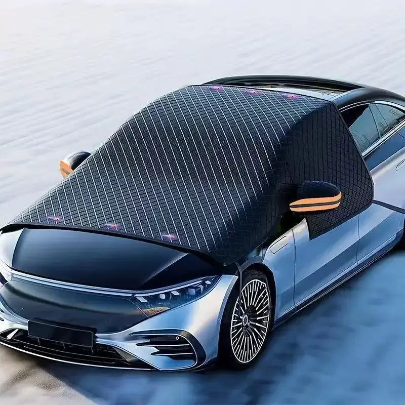 Protecting car windscreen snow cover - Image 5