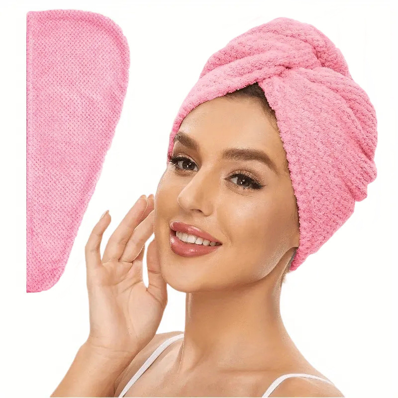 Solid color textured hair towel 3-pack - Image 2