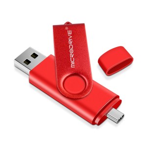 2 in 1 external USB flash drive