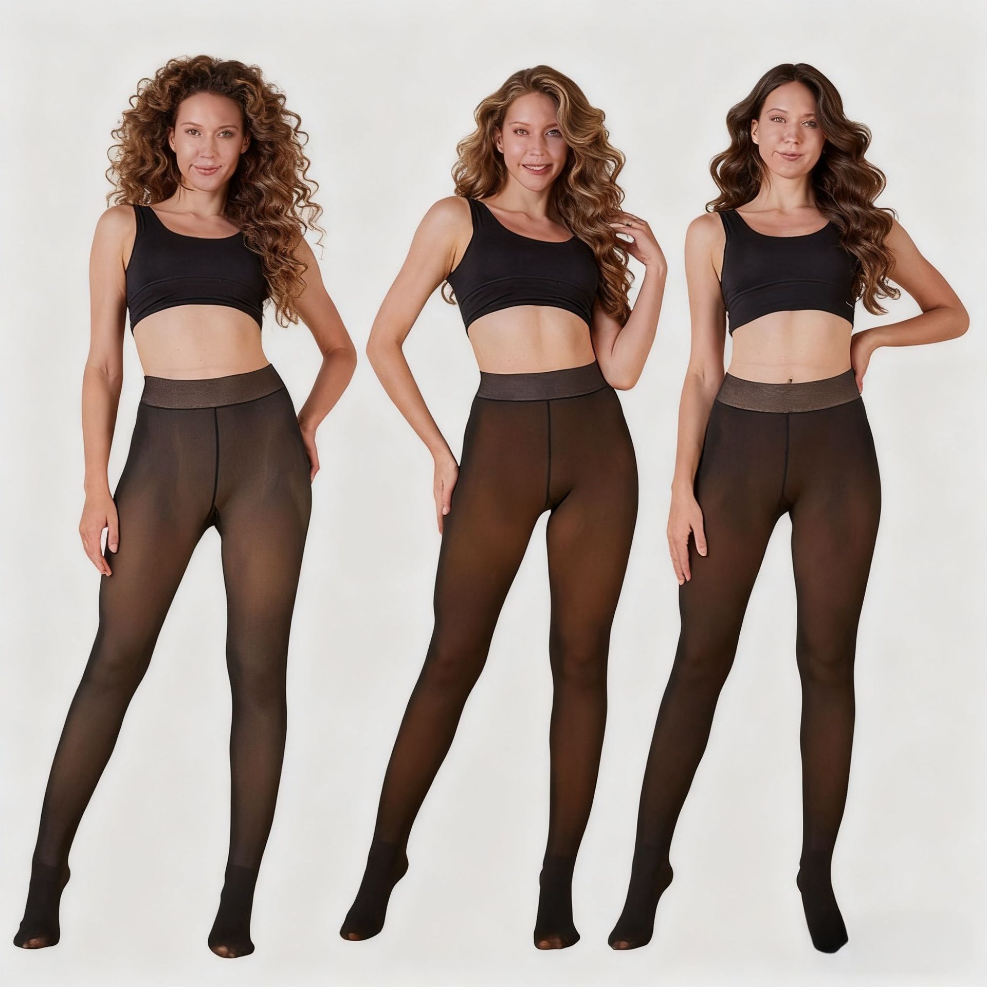 Fleecy lining women’s thermal pantyhose