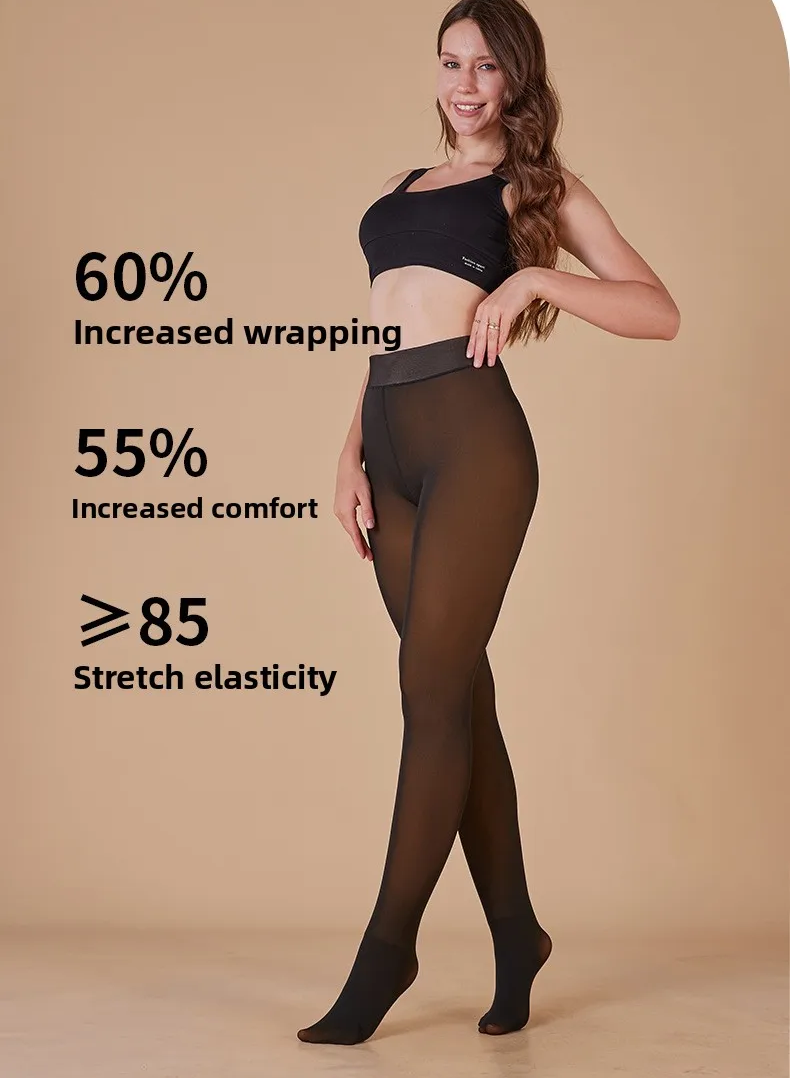 Fleecy lining women’s thermal pantyhose - Image 10