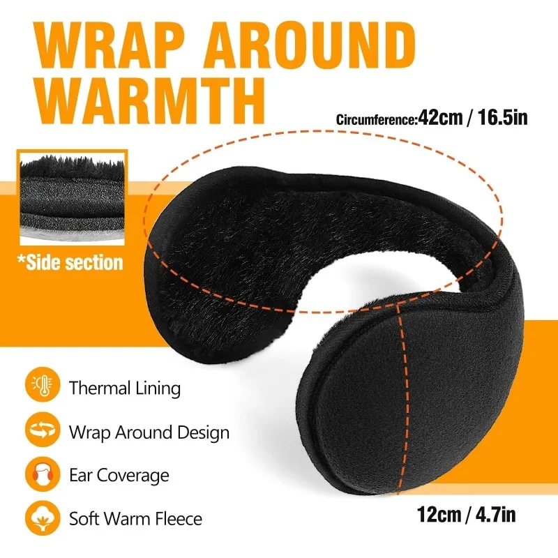Warm lined unisex earmuffs - Image 12