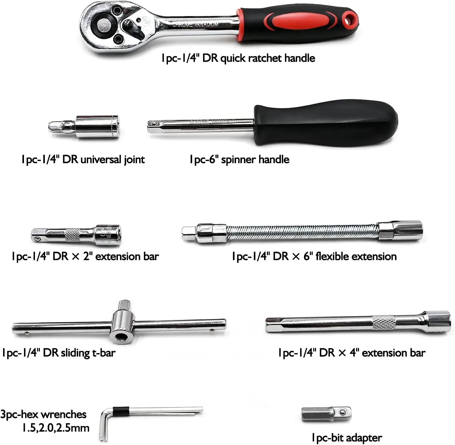 46-piece car repair tools kit - Image 9