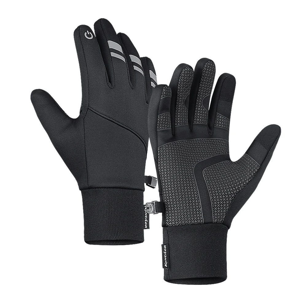 Touchscreen cycling winter gloves - Image 4