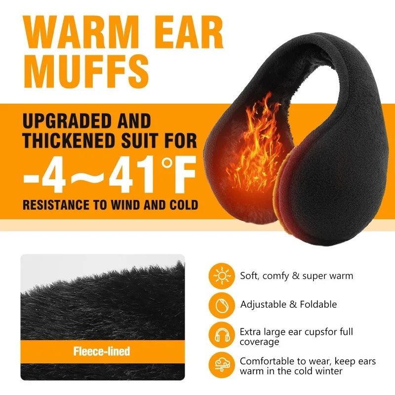 Warm lined unisex earmuffs - Image 15