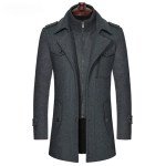 Elegant men's transitional coat