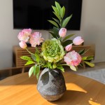 Spring faux flower arrangements with 5 or 10 stems