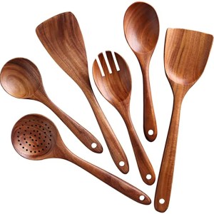 Wooden kitchen utensils 6-piece set
