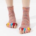Open toe separator socks
