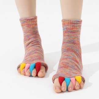 Open toe separator socks