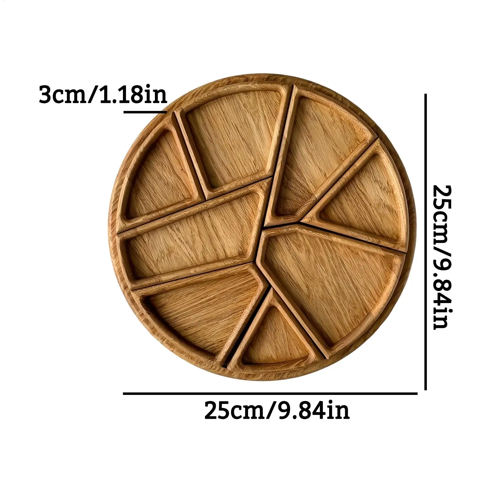 Wooden party food tray - Image 14
