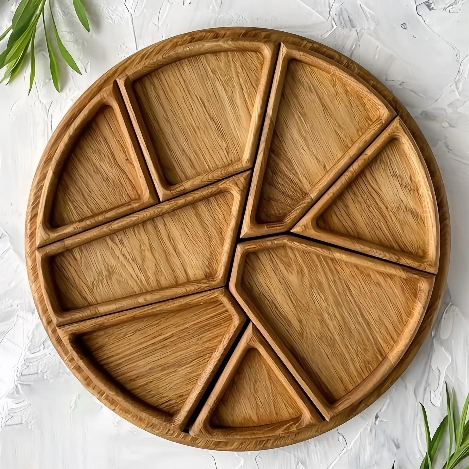 Wooden party food tray - Image 6
