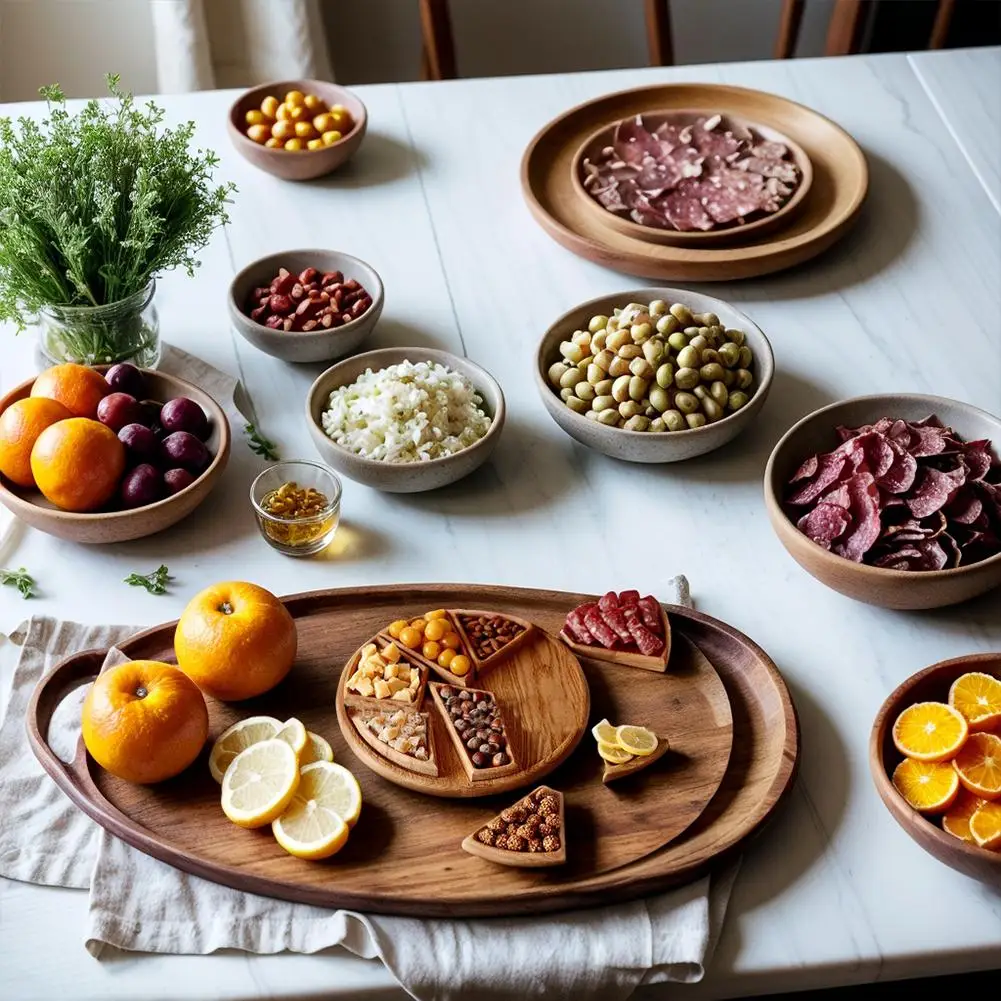 Wooden party food tray - Image 13