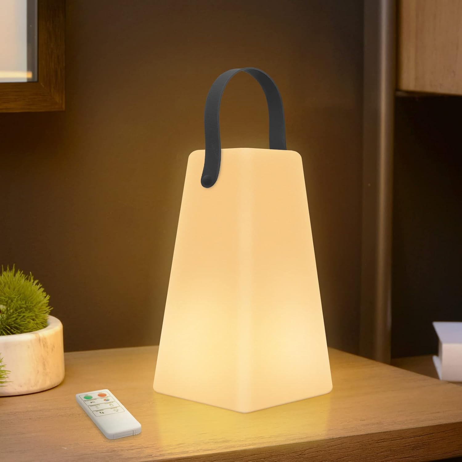 Portable cordless LED table lamp with remote control - Image 8