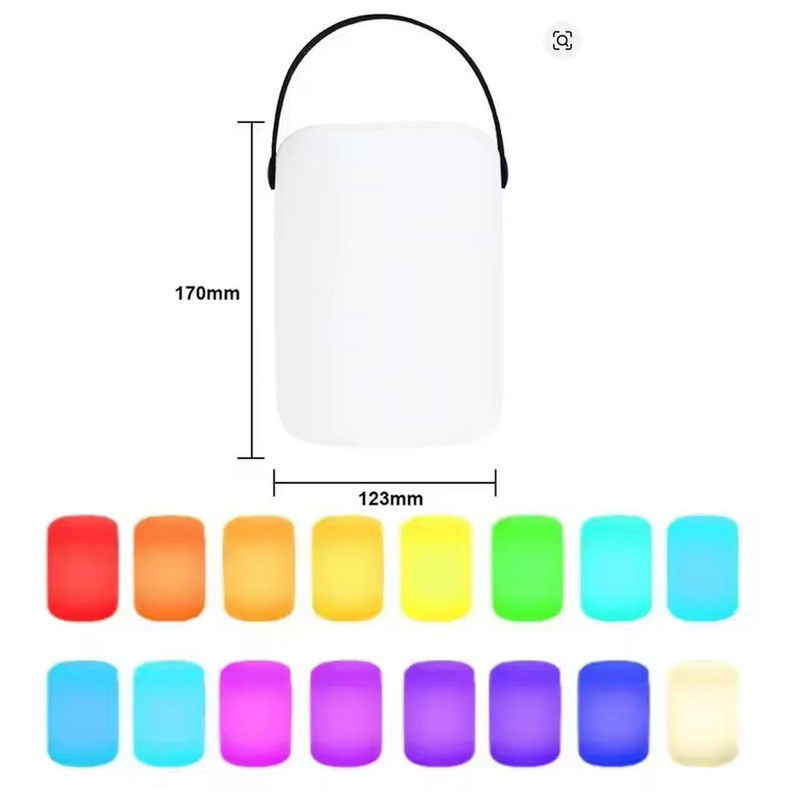 Portable cordless LED table lamp with remote control - Image 17
