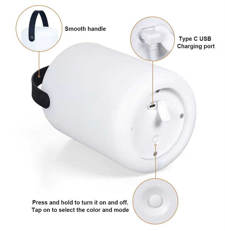 Portable cordless LED table lamp with remote control - Image 21