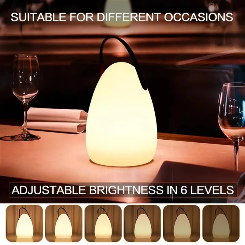 Portable cordless LED table lamp with remote control - Image 16