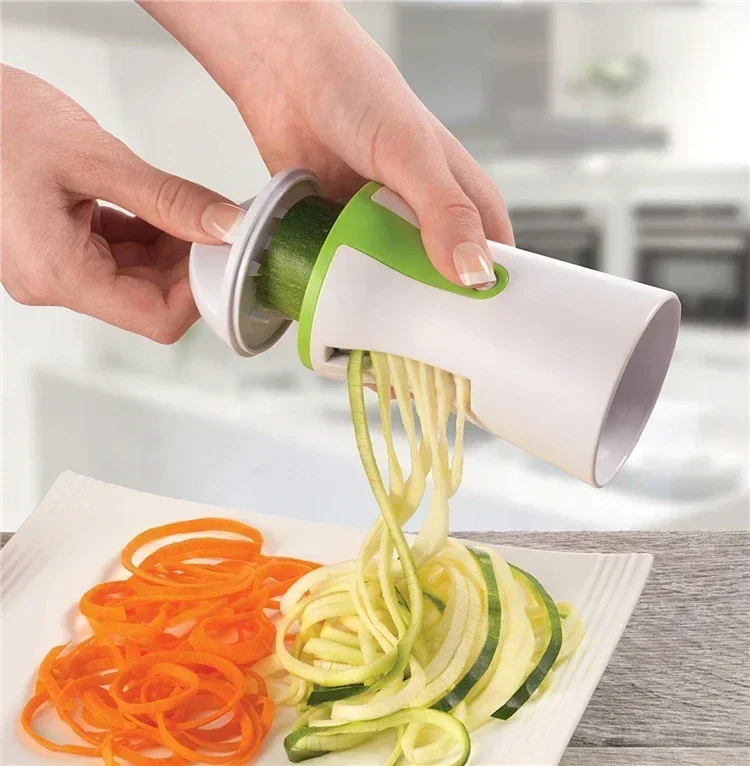 Handheld kitchen vegetable spiralizer slicer - Image 9