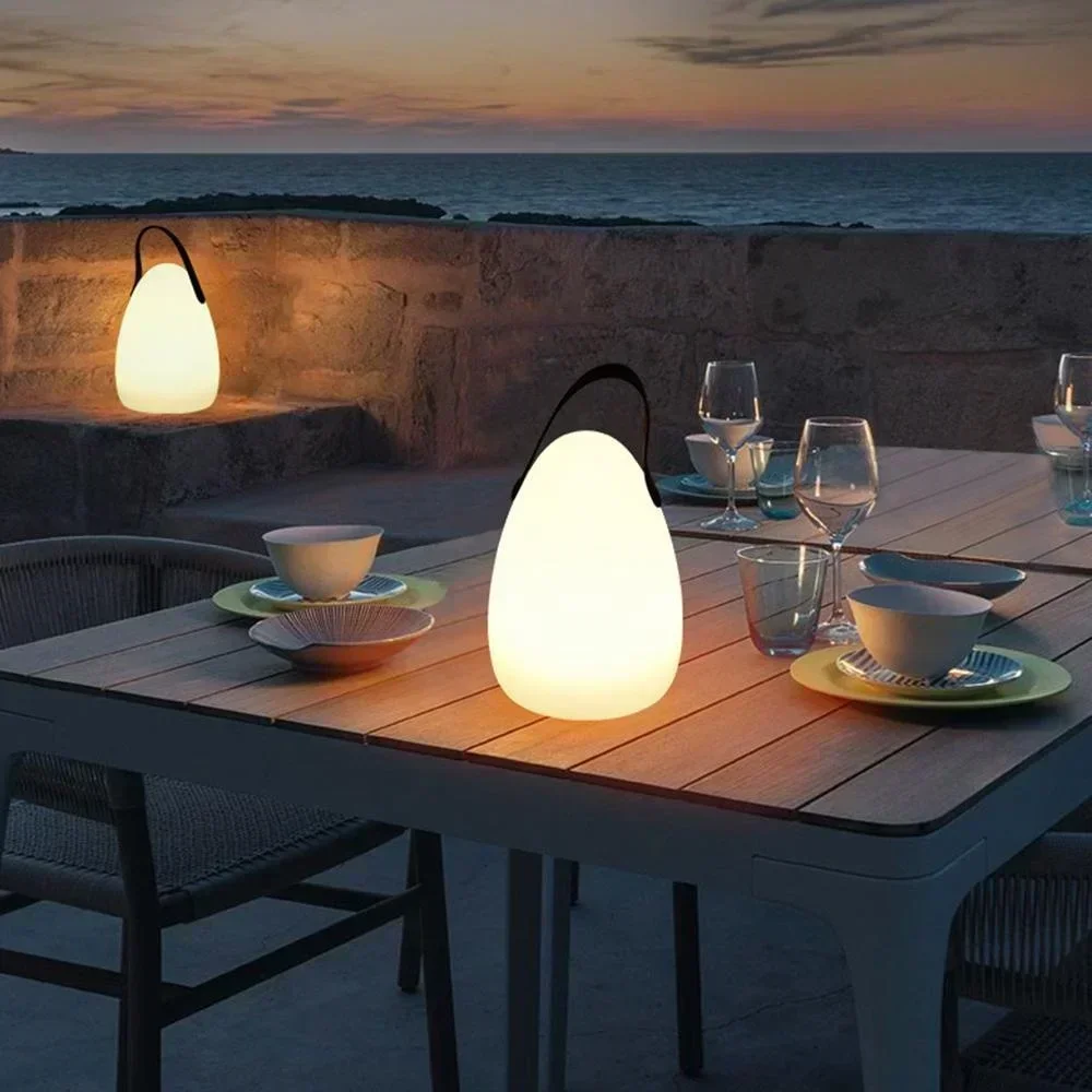 Portable cordless LED table lamp with remote control - Image 14