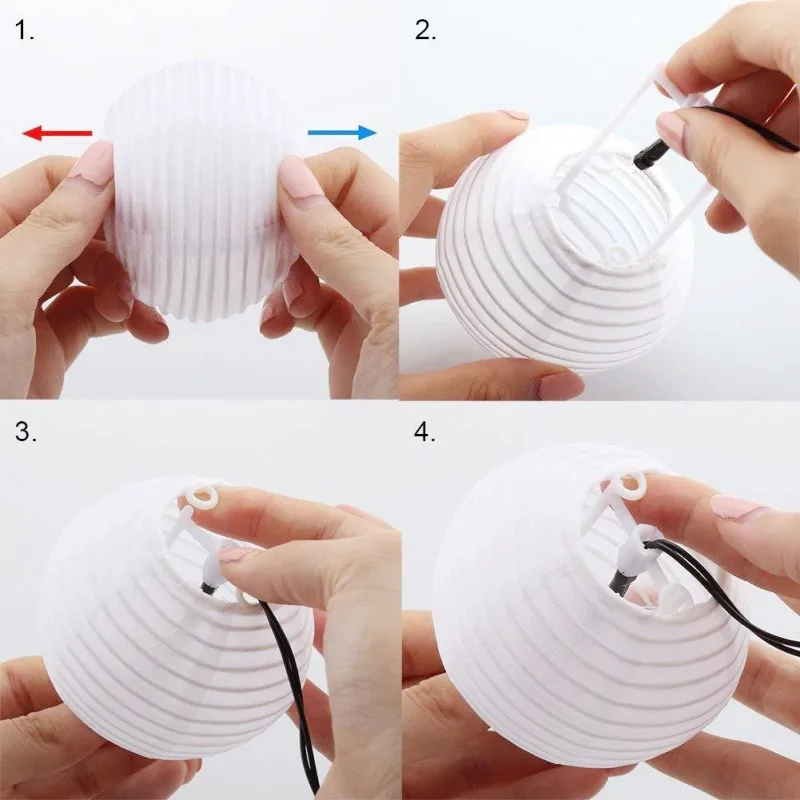 Solar-powered LED lantern string lights - Image 19